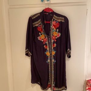 Johnny Was navy tunic